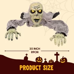 Joyfy Groundbreaking Zombie Halloween Décor, Halloween Climbing Zombie Sound And Flashing Eyes, Yard Garden Party Decorations For Outdoor Indoor -Halloween Costume Store GUEST 02179ec8 6e1c 473f 9d89 4ad29200f0e7