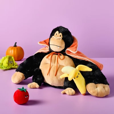 11.5" Vampire Ape Stuffed Animal - Gigglescape™: Polyester Character Plush Toy, 11.5" X 11.5" X 15.5" 1 11.5" Vampire Ape Stuffed Animal - Gigglescape™: Polyester Character Plush Toy, 11.5" X 11.5" X 15.5"