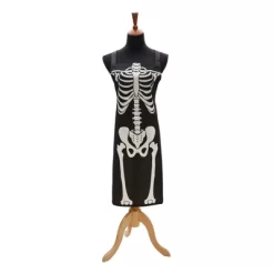C&F Home Skeleton Bones Halloween Cotton Kitchen Apron Baking Cooking