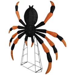 Northlight Lighted Spider Halloween Decoration - 4.5' - Black And Orange - Purple LED Lights -Halloween Costume Store GUEST 0837c94b 52ac 499d b572 503ff17b79b6