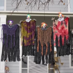 Joyfy 4Pcs 29” Halloween Hanging Clown Outdoor Decorations, Halloween Prop Décor For Lawn Yard Graveyard Front Porch Party Supplies -Halloween Costume Store GUEST 089ad7d6 a33e 4d57 8f1a 0f312ee51cc8