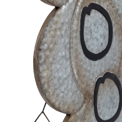 Northlight Boo! Stacked Pumpkins Metal Halloween Porch Sign - 28" - Silver 6 Northlight Boo! Stacked Pumpkins Metal Halloween Porch Sign - 28" - Silver - Image 6