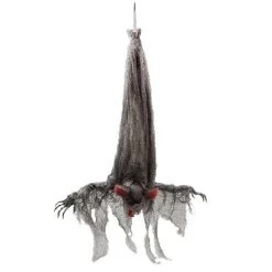 ATC Animated Light-Up Upside-Down Gray Bat Halloween Decoration - Gray One Size Fits Most
