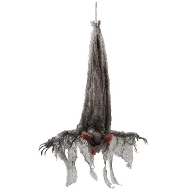 ATC Animated Light-Up Upside-Down Gray Bat Halloween Decoration - Gray One Size Fits Most 1 ATC Animated Light-Up Upside-Down Gray Bat Halloween Decoration - Gray One Size Fits Most