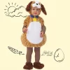 Joyfy Baby Halloween Puppy Costume Suit With Hood, Puppy Costume For Infant, Funny Halloween Animal Role Play Dress Up Party