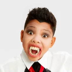 3pc Kids' Vampire Glow In The Dark Halloween Costume Kit One Size Fits Most - Hyde And EEK! Boutique™