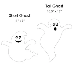 Big Dot Of Happiness Spooky Ghost - Ghost Shape Lawn Decoration Signs - Outdoor Halloween Yard Decorations - 10 Piece -Halloween Costume Store GUEST 109e68e7 cb28 43b4 94c6 0f810b93555f