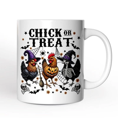 Halloween Chickens Mug, Chick Or Treat Funny Farmhouse (Non-Custom Only)| OrnamentallyYou 3 Halloween Chickens Mug, Chick Or Treat Funny Farmhouse (Non-Custom Only)| OrnamentallyYou - Image 3