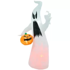 Whisen Halloween Inflatable Outdoor Decoration Ghost With Pumpkin, Blow Up LED Yard Decor - White -Halloween Costume Store GUEST 128d919a 10a3 4e8a 86e4 156499a6d4c0