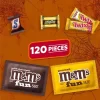 Mars - M&M's, Snickers, Twix & Milky Way Chocolate Halloween Candy Variety Pack Bulk Bag - 46.19oz/120ct
