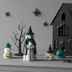 Small Ceramic Witch Figural With Jack O'Lantern - Hyde And EEK! Boutique™