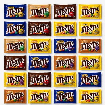 M&M's 10/15/20/25 Variety Pack Milk Chocolate, Peanut, Caramel Cold Brew, Peanut Butter & Jelly And Caramel Full Size Individually Wrapped Candy Pack 5 M&M's 10/15/20/25 Variety Pack Milk Chocolate, Peanut, Caramel Cold Brew, Peanut Butter & Jelly And Caramel Full Size Individually Wrapped Candy Pack - Image 5