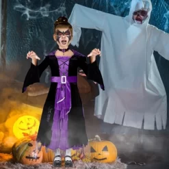 Garvee Witch Costumes With Neck Accessories For Girls, Suitable For Halloween Dress Up Party, Role-Playing -Halloween Costume Store GUEST 16bccfcd daaa 4dae bb31 759e9c24f5bc