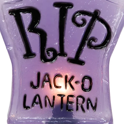 Northlight Lighted R.I.P Tombstone Halloween Outdoor Pathway Markers - 18" - Set Of 3 6 Northlight Lighted R.I.P Tombstone Halloween Outdoor Pathway Markers - 18" - Set Of 3 - Image 6