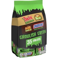 Mars Snickers, Twix Halloween Ghoulish Green Chocolate Candy Fun Size Assortment - 20.13oz/35ct 17 Mars Snickers, Twix Halloween Ghoulish Green Chocolate Candy Fun Size Assortment - 20.13oz/35ct -Halloween Costume Store GUEST 19728271 de75 4933 865d cc87000852a3