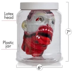 Skeleteen Laboratory Head In Jar - Gory Fake Severed Face Scary Party Decorations Props For Insane Halloween Haunted House Décor -Halloween Costume Store GUEST 1b99a52d 4473 4e64 954a b81b5d6e3eb0