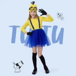 Joyfy Halloween Costume For Child Girl Cute Yellow Tutu Costume Set For Girls Halloween Dress Up Party -Halloween Costume Store GUEST 1b9f58d8 f0d3 417c be3f b773f1902526