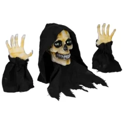 Northlight 8" LED Lighted Grim Reaper With Sound Outdoor Halloween Decoration -Halloween Costume Store GUEST 1c97d078 cc0a 4a76 976a 8b8838f5862d