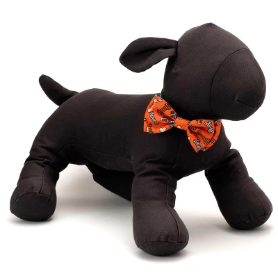 The Worthy Dog Halloween Bones Bow Tie - Adjustable Pet Collar Accessory 2 The Worthy Dog Halloween Bones Bow Tie - Adjustable Pet Collar Accessory - Image 2