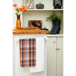 C&F Home Zelda Orange And Black Plaid Halloween Kitchen Towel -Halloween Costume Store GUEST 1f2e0e84 0750 4e02 8bda e36394f5d307