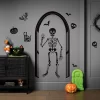 60"x30" Skeleton Unframed Window Cling Wall Art - Hyde And EEK! Boutique™