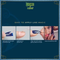 Wicked X KISS Products Fake Nails - Shiz Campus - 33ct -Halloween Costume Store GUEST 1f696b3d d4d5 4eb9 9609 38bd65c1815f