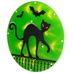 Northlight Lighted Black Cat With Bats Halloween Window Decoration - 13.75" -Halloween Costume Store GUEST 1f8c0c64 2728 460d bb22 84b25c531f2b