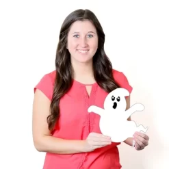 Big Dot Of Happiness Spooky Ghost - Ghost Shape Lawn Decoration Signs - Outdoor Halloween Yard Decorations - 10 Piece -Halloween Costume Store GUEST 2107e853 9f65 4a28 8843 1582d3797e20