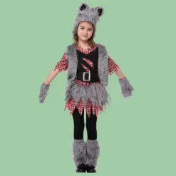 Joyfy Girls' Werewolf Halloween Costume – Fierce & Howling Halloween Outfit Set Complete Set -Halloween Costume Store GUEST 222e2d59 4bcd 49a3 b8b8 4980e96a293a