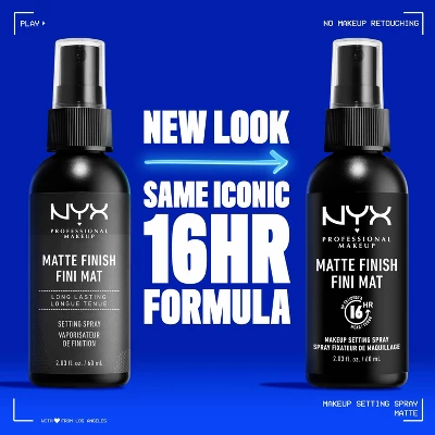 NYX Professional Makeup Long Lasting Makeup Setting Spray - Matte Finish - 2.03 Fl Oz 6 NYX Professional Makeup Long Lasting Makeup Setting Spray - Matte Finish - 2.03 Fl Oz - Image 6