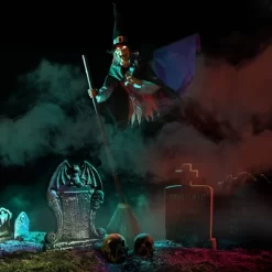 Yescom 9Ft Animatronics Flying Witch Hovering Broom Animated Halloween Outdoor Decoration Motion Activated AC 110-240V 2025 Party Outdoor Decor -Halloween Costume Store GUEST 243adaf7 ad19 4dcf 9c06 554149a6a88a