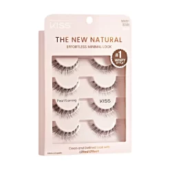 KISS Products The New Natural False Eyelashes - Pearl Earring - 4ct -Halloween Costume Store GUEST 24c1720b 5345 45c9 bac7 3fc2a6258afa