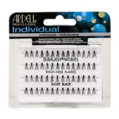 Ardell Professional Individual Duralash Lashes - Knot Free Flares - Short Black #65050 - (Pack Of 3)