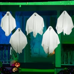 Joyfy 5 Pcs Halloween 27.5'' Hanging Ghost Decoration,Halloween Decor,Front Yard Patio Lawn Garden Outdoor And Holiday Porch Haunted House Tree Décor -Halloween Costume Store GUEST 26bdda62 8c79 4d75 b5a0 ec99bb7950ce