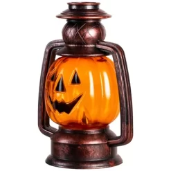 Northlight 16.5" Halloween Flickering Pumpkin Lantern Pathway Markers 3ct - Orange/Black -Halloween Costume Store GUEST 2962dff3 4c8a 4425 b9b6 d371abd6376a