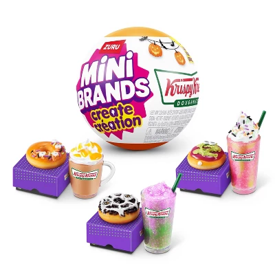 Mini Brands Krispy Kreme Create Halloween Series 1: Collectible Plastic Figure Toy 1 Mini Brands Krispy Kreme Create Halloween Series 1: Collectible Plastic Figure Toy