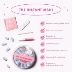 Olive & June Press-On Fake Nails - Medium Almond - CV Velvet - 42ct -Halloween Costume Store GUEST 2c927c55 b9b6 4cc4 b429 74021d6e0b93 2