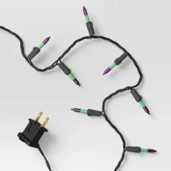 100ct LED Halloween Indoor Outdoor Double Filament String Lights Purple/Green/Black - Hyde And EEK! Boutique™ -Halloween Costume Store GUEST 2ca036e8 e854 4bd9 ad2e 28af89c9f959