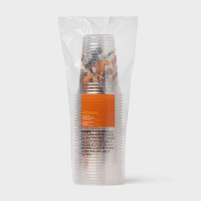 Up & Up Halloween Disposable Cups - Clear - 18oz/30ct - Up&up™ 2 Up & Up Halloween Disposable Cups - Clear - 18oz/30ct - Up&up™ - Image 2