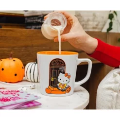 Silver Buffalo Sanrio Hello Kitty Pumpkins Ceramic Latte Mug | Holds 17 Ounces -Halloween Costume Store GUEST 2ed378d4 cd16 4092 894f aa8227155beb