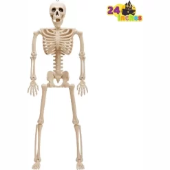 Joyfy 1/2 PCS 24" Posable Skeleton Halloween Decorative Props For Indoor/Outdoor Halloween Decorations, Graveyard Haunted House Spooky Scene Party 14 Joyfy 1/2 PCS 24" Posable Skeleton Halloween Decorative Props For Indoor/Outdoor Halloween Decorations, Graveyard Haunted House Spooky Scene Party -Halloween Costume Store GUEST 30227cfb 8239 4c32 83ba fdc51ad2018c
