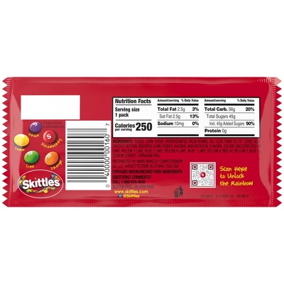 Skittles Original Chewy Candies, Full Size Fruit Candy Bag - 2.17oz 7 Skittles Original Chewy Candies, Full Size Fruit Candy Bag - 2.17oz - Image 7