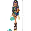 Monster High Nefera De Nile Doll With Pet Scarab Lavish And 7 Accessories Like Purse And Snacks
