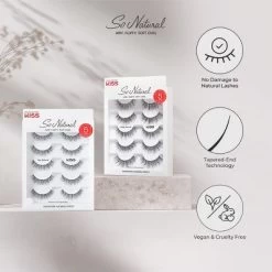 KISS Products False Eyelashes 01 - So Natural - 10ct -Halloween Costume Store GUEST 37ec1526 93a9 4912 b1b7 38300a169ee7