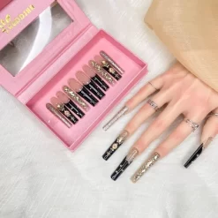 Vynxaria Black Luxurious Wearable Nails For Special Occasions Size M -Halloween Costume Store GUEST 3802b828 10d3 42e4 8ce2 ba436b423747