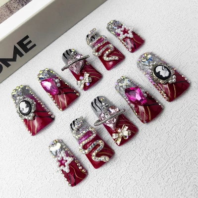 VYNXARIA Elegant Press-On Nails For Effortless Glam£¬Size L 1 VYNXARIA Elegant Press-On Nails For Effortless Glam£¬Size L