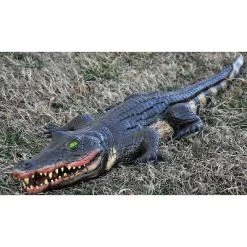 Morris Costumes Swamp Alligator Halloween Decoration - 5 In X 48 In X 14 In - Black