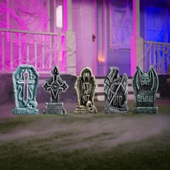 Joyfy 5Pcs 17" Halloween Foam RIP Graveyard Tombstones Decorations, Headstones Graveyard Cemetery Gravestones Prop With 12 Stakes, Yard Lawn Garden 10 Joyfy 5Pcs 17" Halloween Foam RIP Graveyard Tombstones Decorations, Headstones Graveyard Cemetery Gravestones Prop With 12 Stakes, Yard Lawn Garden -Halloween Costume Store GUEST 39435425 0270 4da2 9de2 66575b634389
