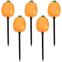 Northlight Lighted Jack-O-Lantern Halloween Outdoor Pathway Markers - 24" - Orange - Set Of 5 -Halloween Costume Store GUEST 3b533b97 1ae1 49d8 bace e113bd06e892