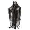 5 Ft. 4 3/4" Animated Standing Light-Up Skeleton Man With Bling Halloween Decoration